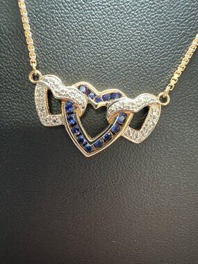 Heart-Shaped Swarovski Crystal Pendant Necklace With Gold Plating & Adjustable C